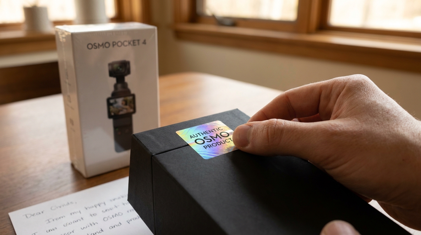 오즈모포켓 4 국내 정식 발매 제품을 구매하여 사후 관리를 보장받는 전략 이미지