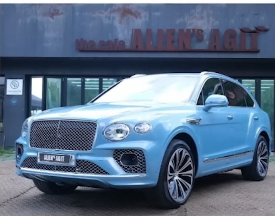 남현희가 선물받은 벤틀리 차량