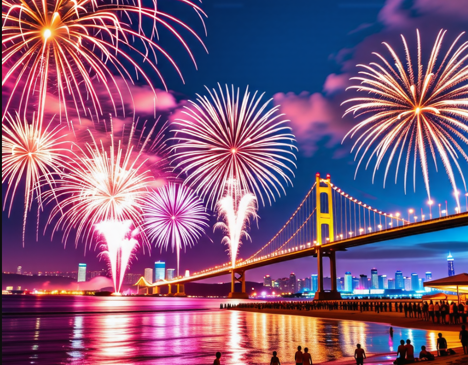 부산 광안리 불꽃축제 2024