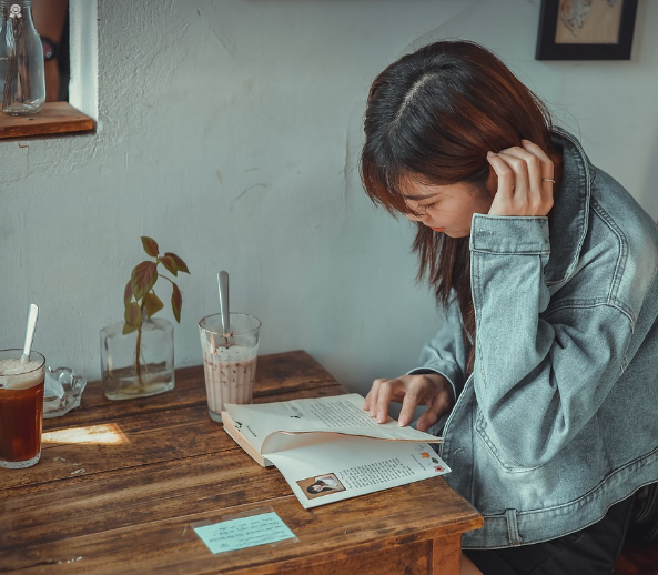 집안에 만들어 놓은 작은 카페 사진