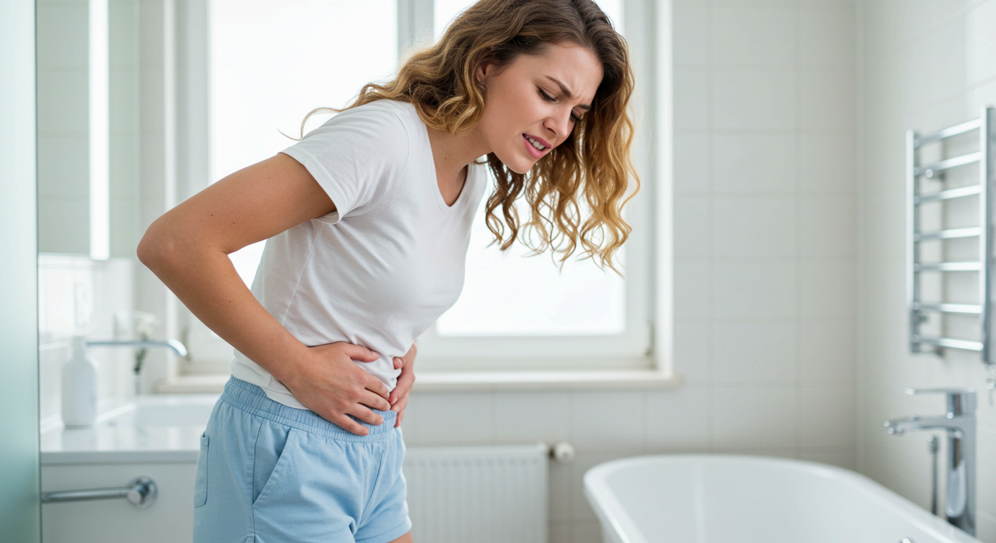 오른쪽 아랫배를 누르면 통증이 심해지나요? 초기 맹장염 증상일 수 있어요