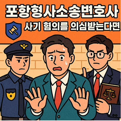 포항형사소송변호사 사기혐의연루시