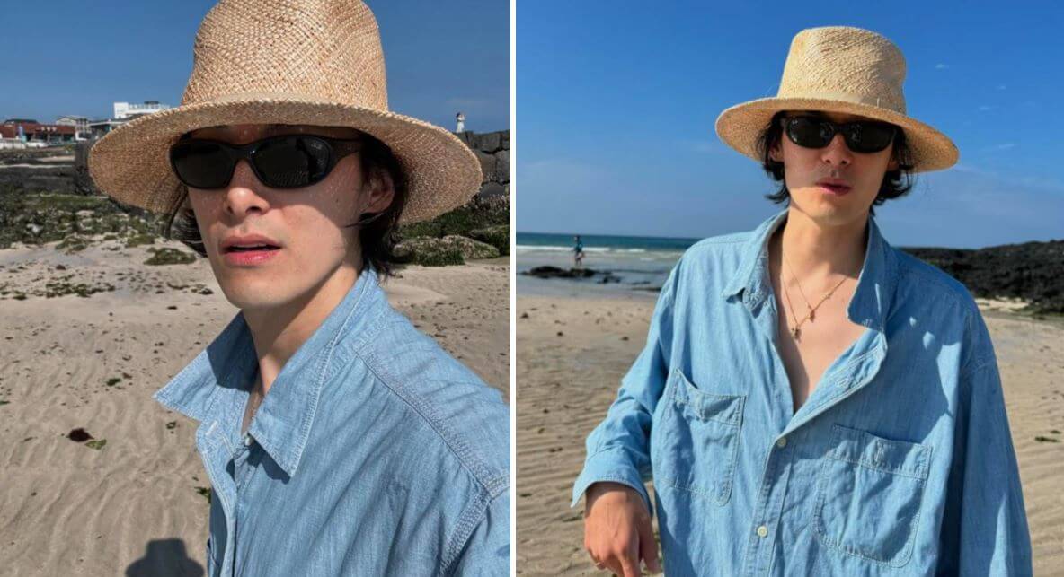 모델 김원중 선글라스