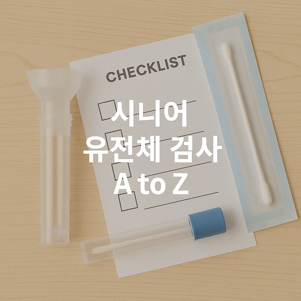 65세 이후 꼭 필요한 검사! ‘유전체 검사’로 암·치매 위험도 알기🧬