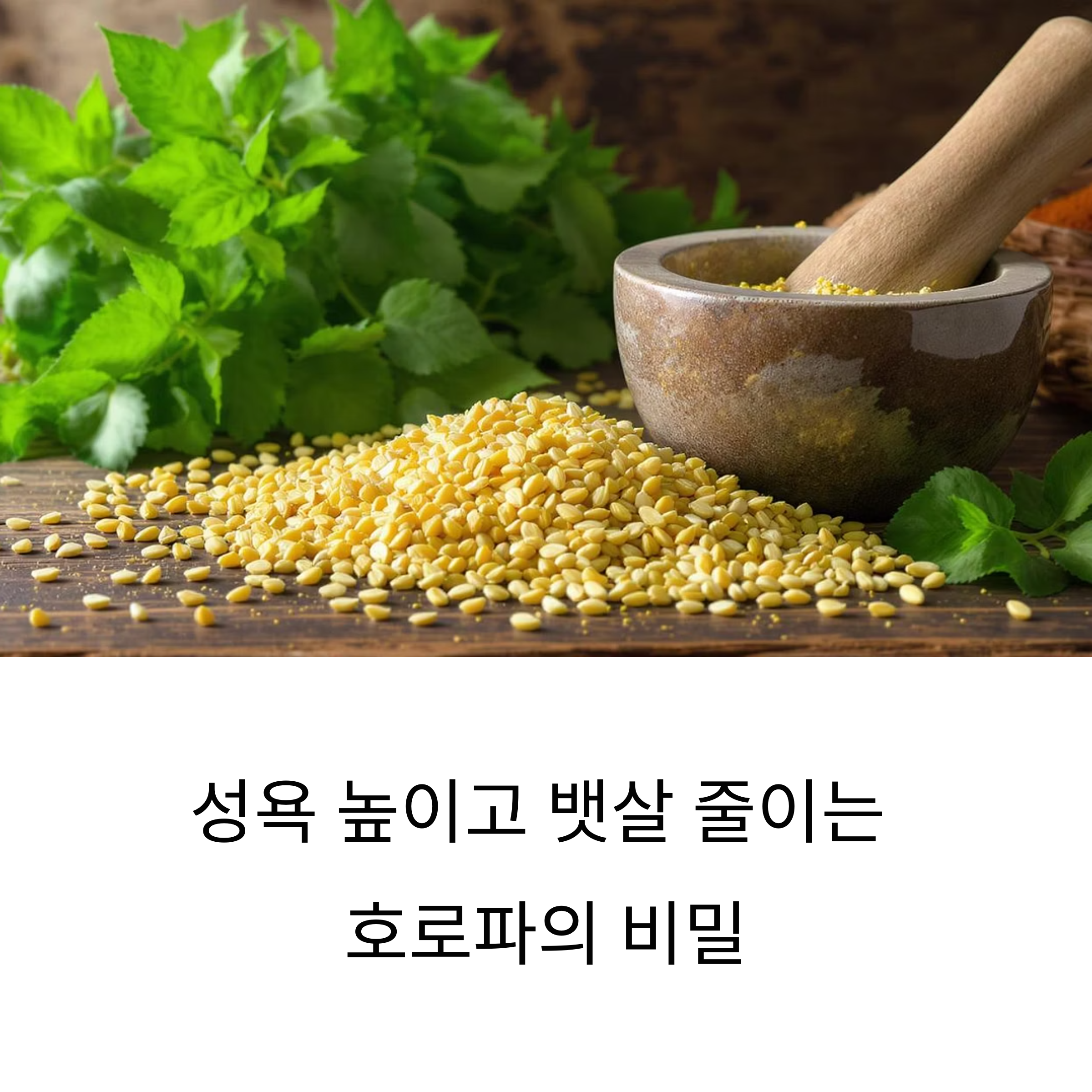 다이어트와 활력 호로파