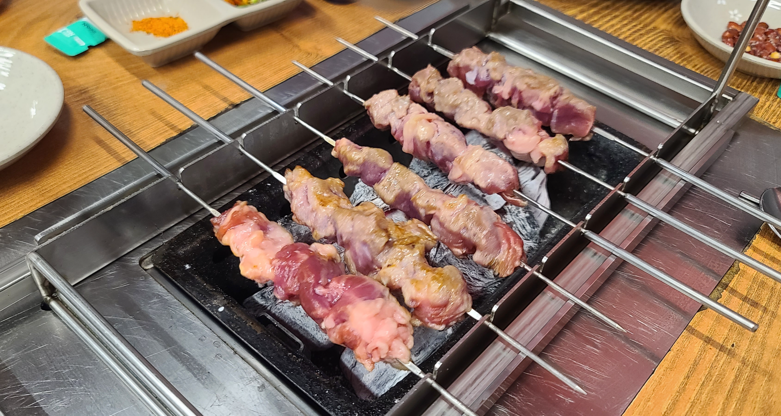 분당 맛집 이가네 양꼬치 미금점 양등심꼬치 숯 두툼한 양고기