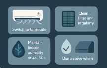 실내 습도를 적절히 유지