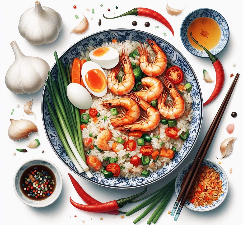 베트남식 해물 볶음밥 관련 사진