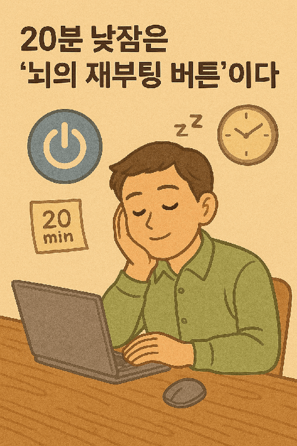 20분 낮잠은 ‘뇌의 재부팅 버튼’이다