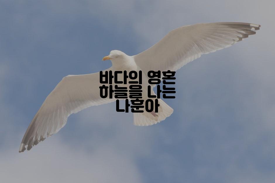 바다의 영혼 하늘을 나는 나훈아