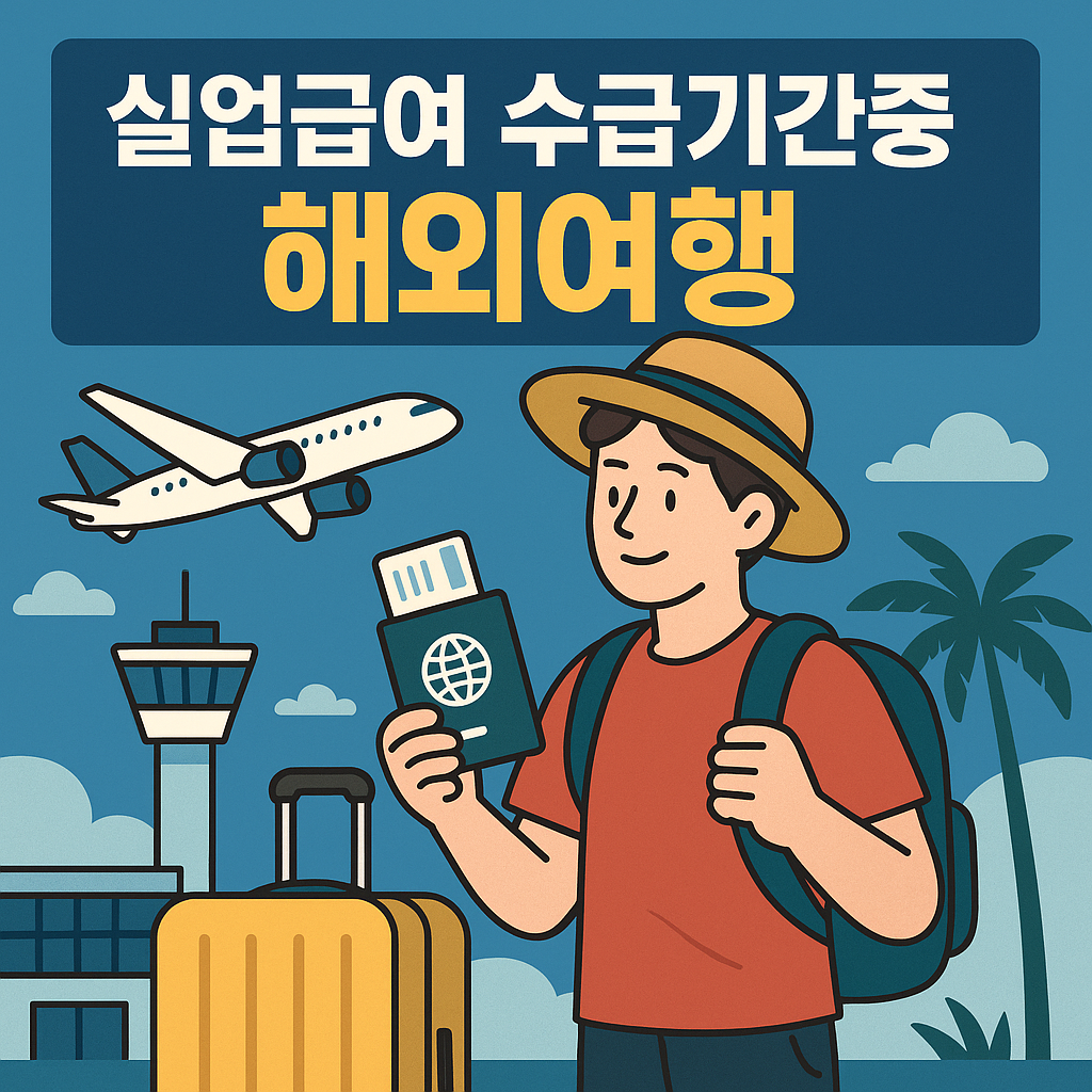 실업급여 수급기간중 해외여행