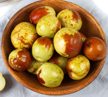 한국의 떡 종류 복령떡-대추