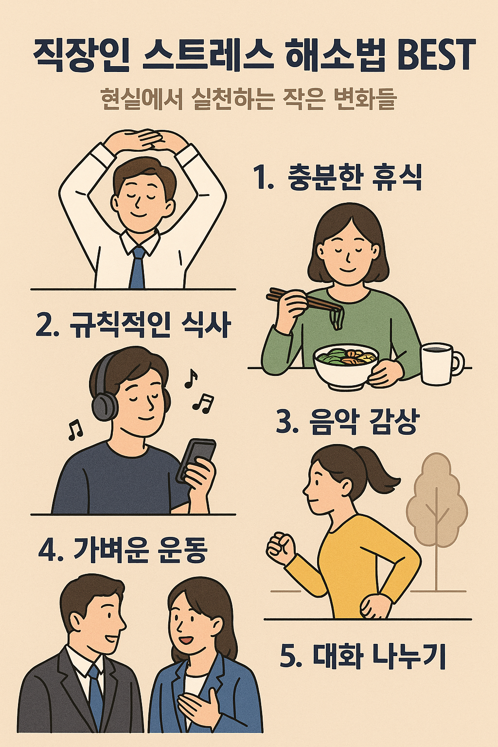 직장인 스트레스 해소법