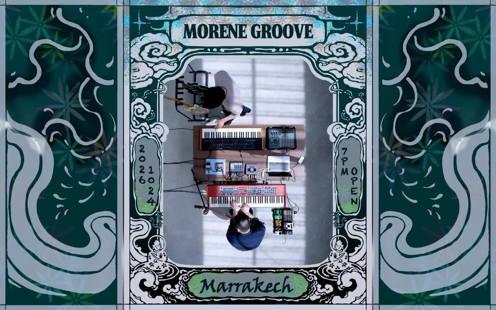 마라케시(Marrakech) 단독 공연 &lsquo;MRN Groove 마라케시 LIVE&rsquo; 포스터. (사진제공: 마운드미디어 매직스트로베리사운드)