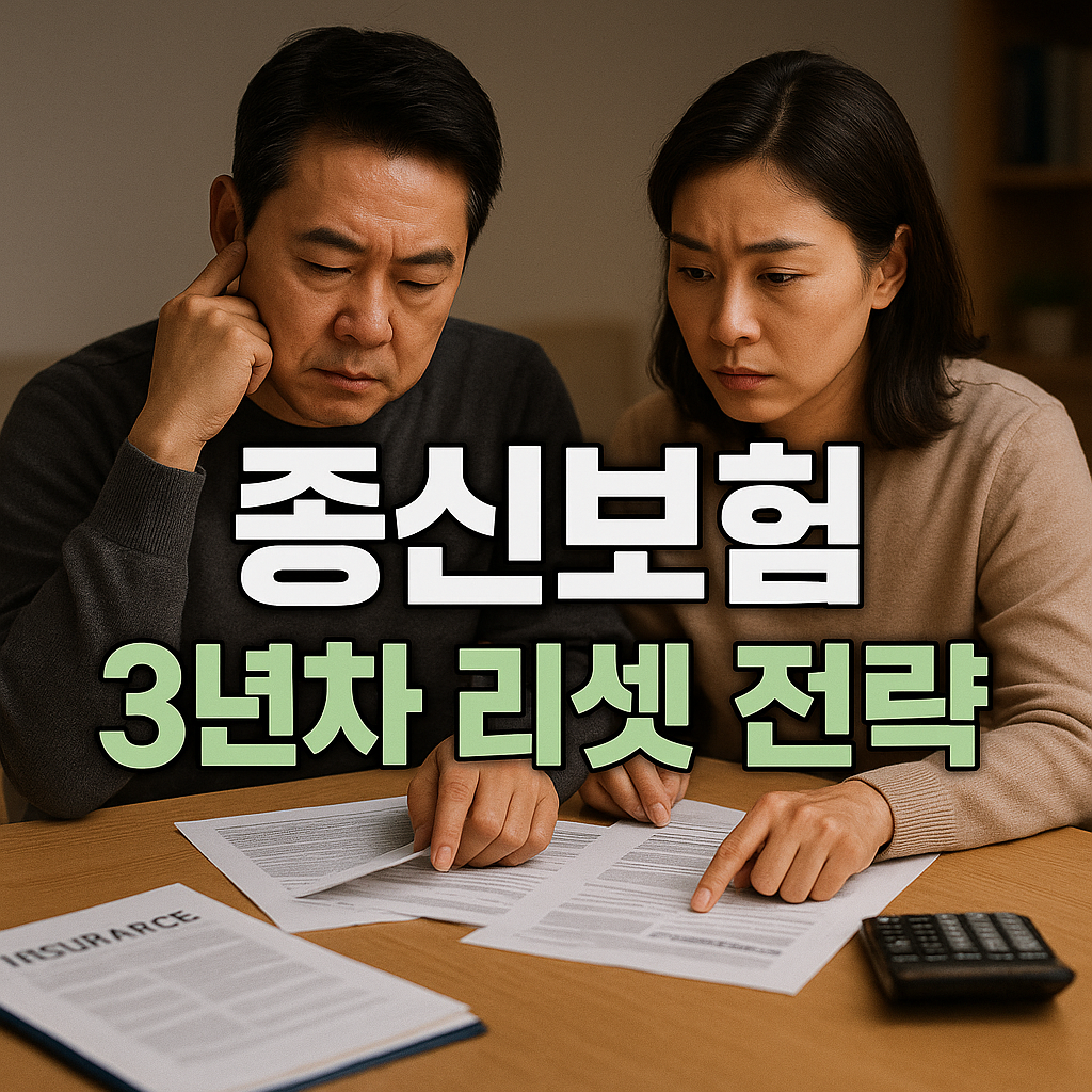 종신보험 3년차 리셋 전략
