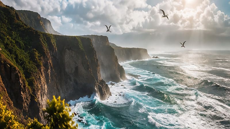 <img src="cliff-wind-harmony.jpg" alt="바람이 부는 기암괴석 해안 절벽">