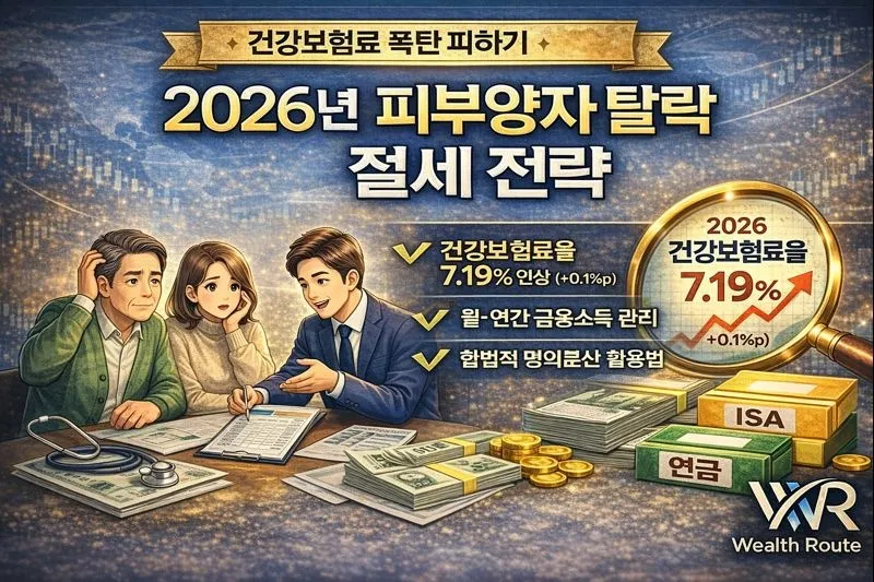썸네일. 2026년 건강보험료 인상률과 피부양지 탈락 기준
