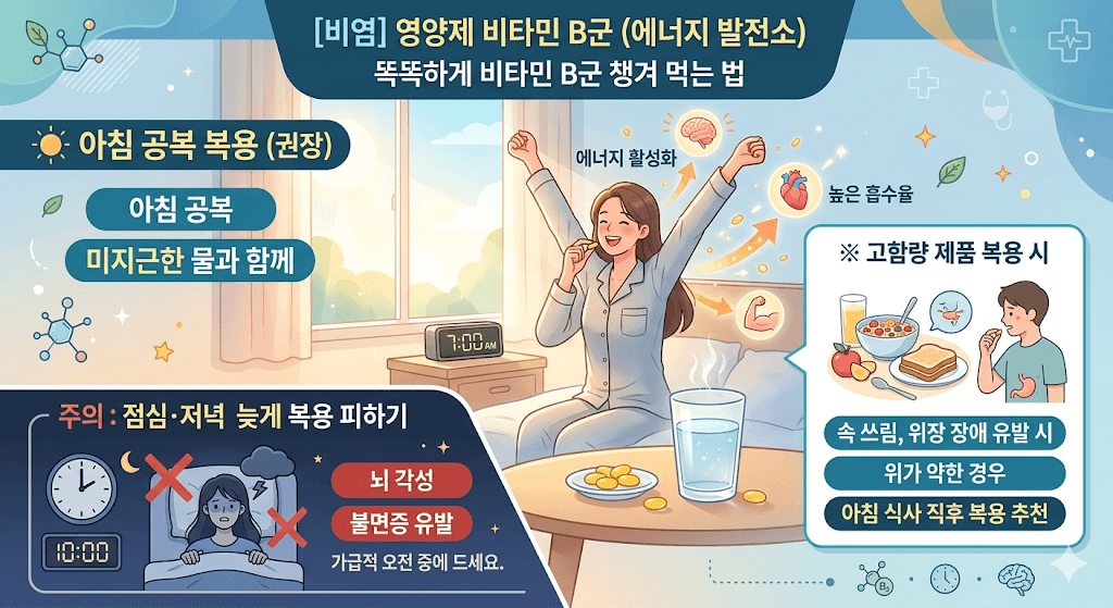 비타민 B군 똑똑하게 챙기는 법
