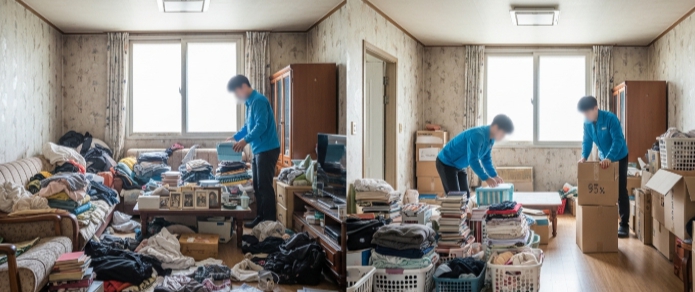 괴산 고독사청소 업체