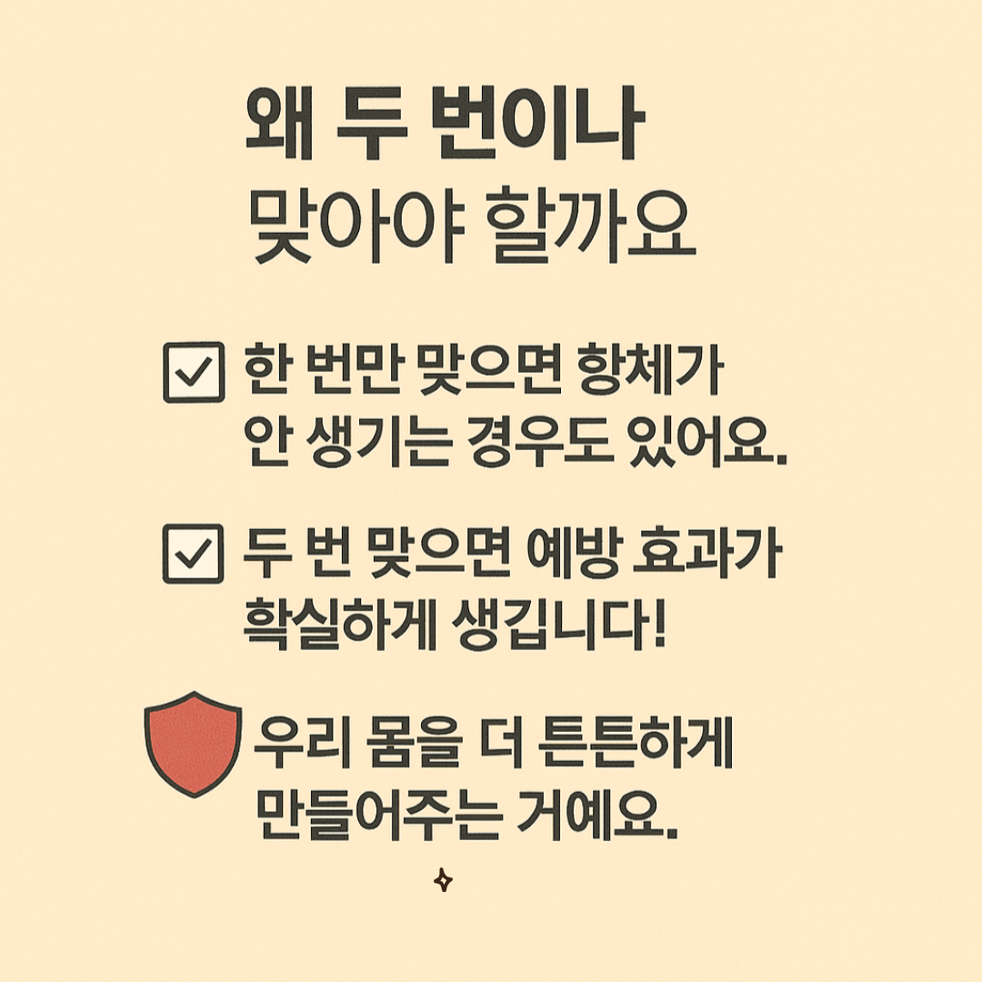 예방접종으로 면역력 강화