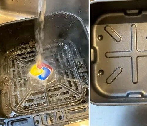 에어프리이기세척, 설거지, 청소, 에어프라이어