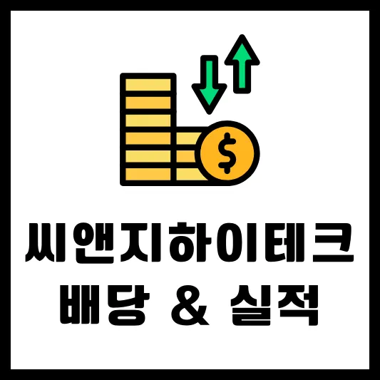 씨앤지하이테크 264660 배당 배당금 배당일 실적