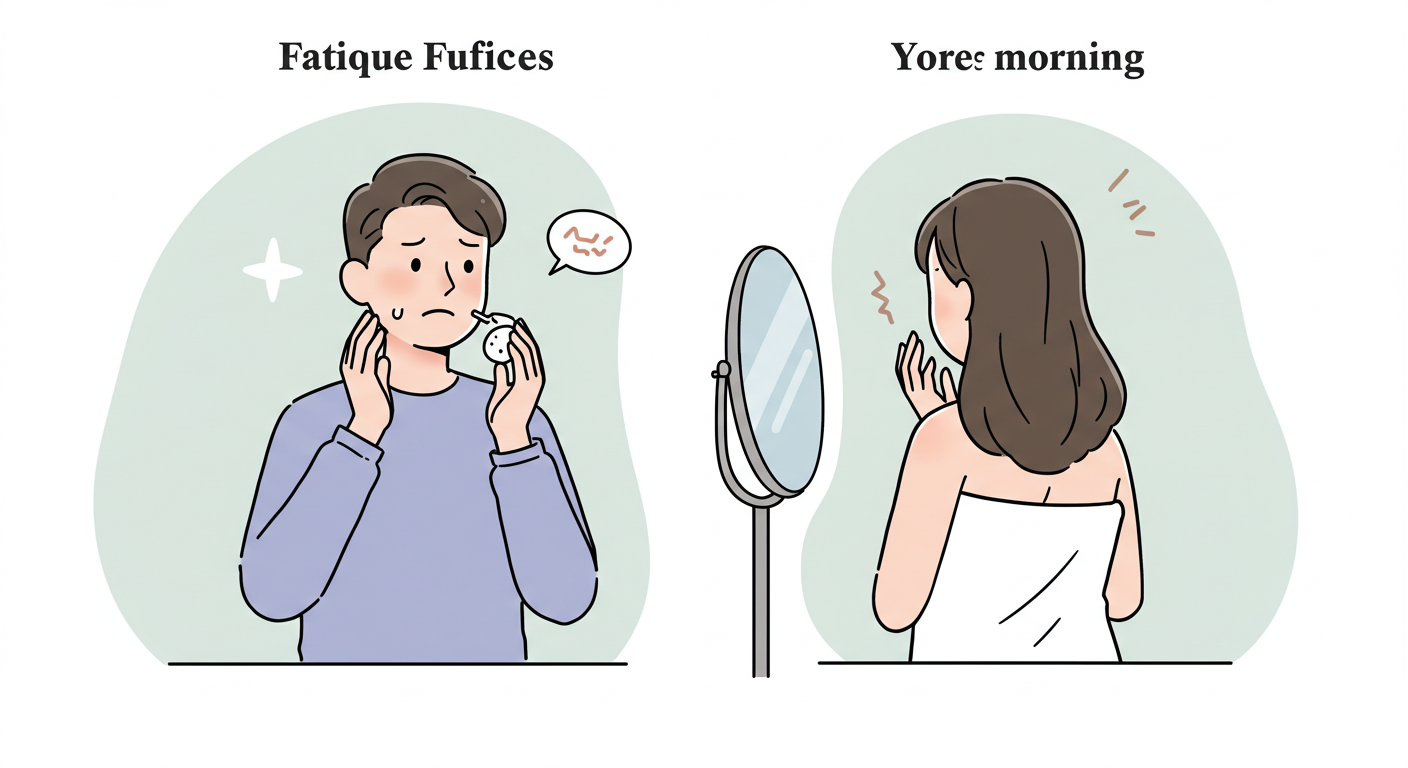 건강 관리, 얼굴 붓기, 손발 부종