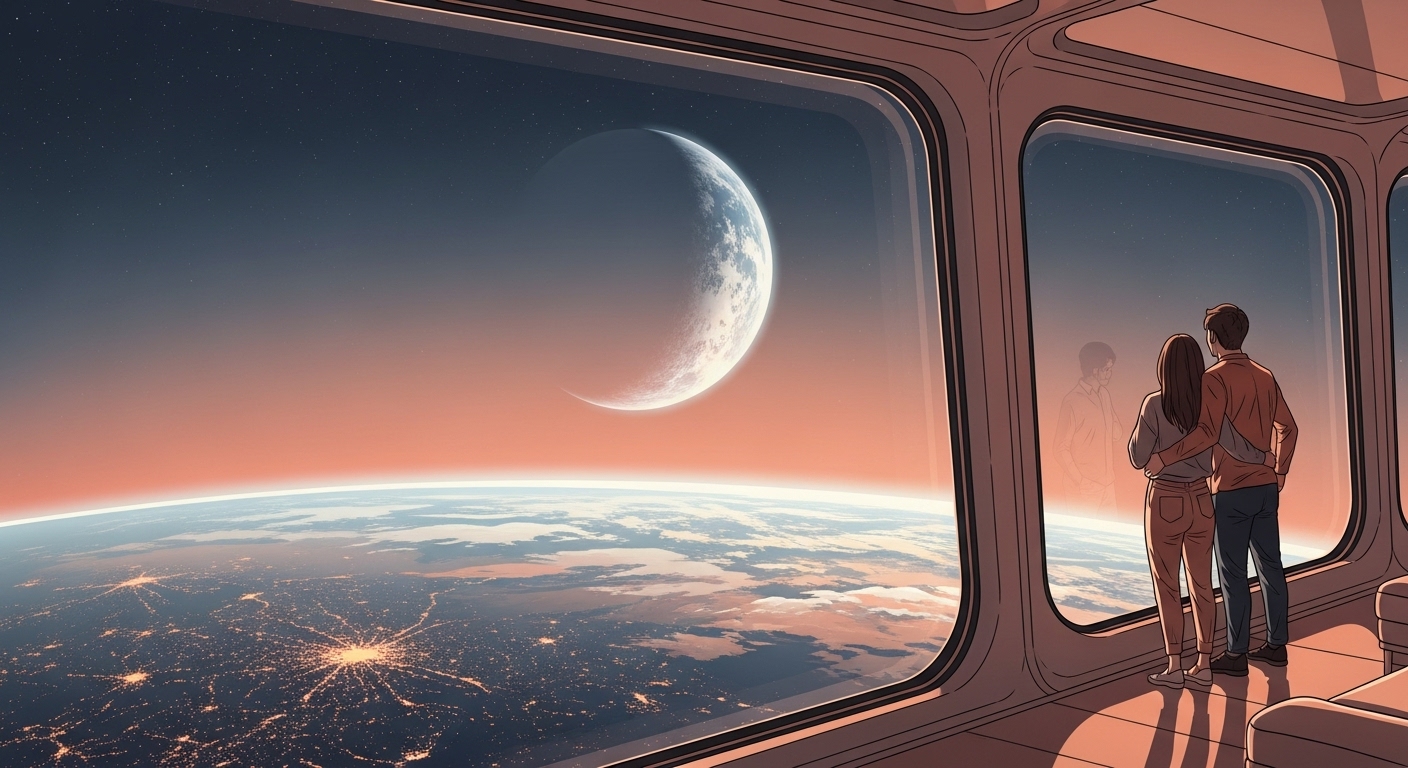 민간 우주여행 그림