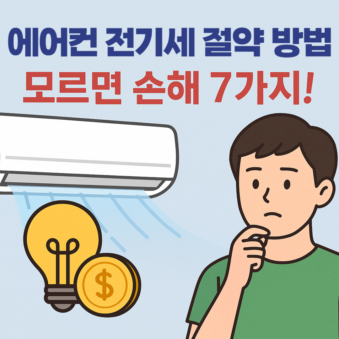 에어컨 전기세 절약 방법