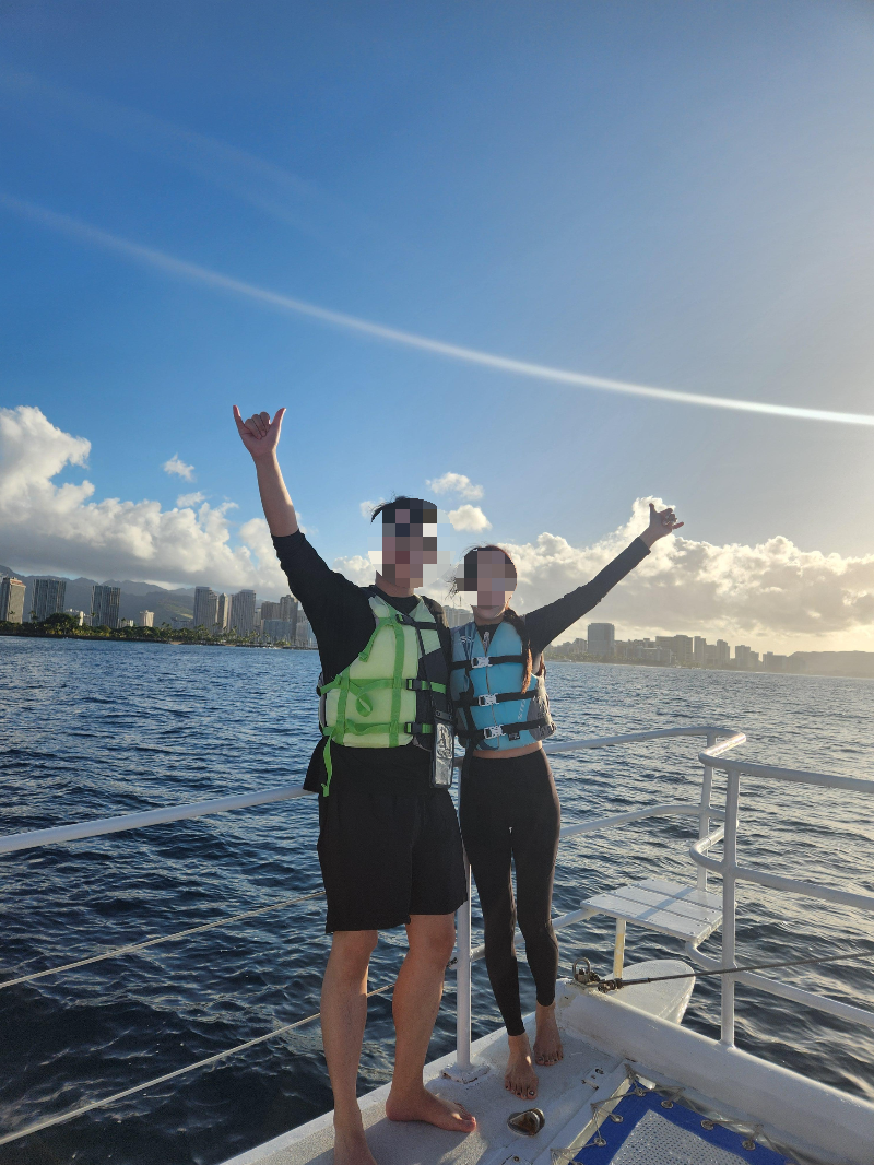 하와이 거북이 스노클링 ( 터틀 스노클링 ) 블루오션 스노클링