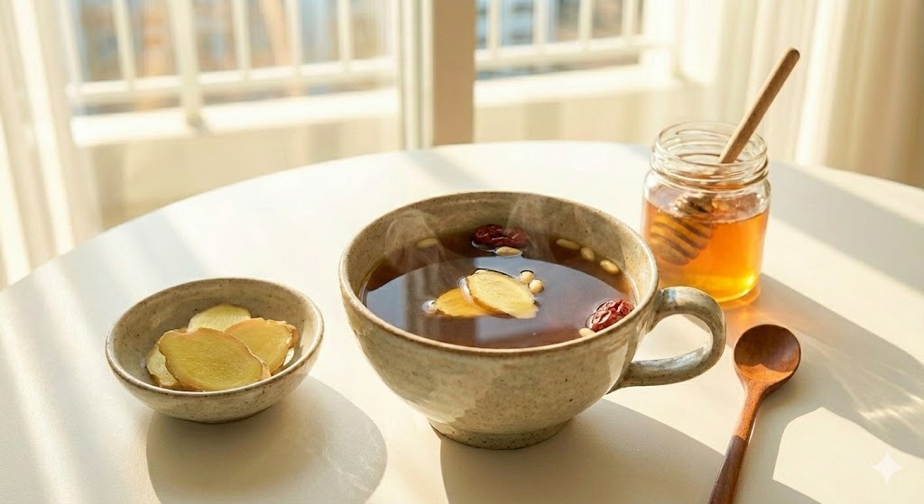 기초 대사량을 높이고 수족냉증을 완화하는 생강 홍차 레시피와 체온 1도 올리는 건강 습관