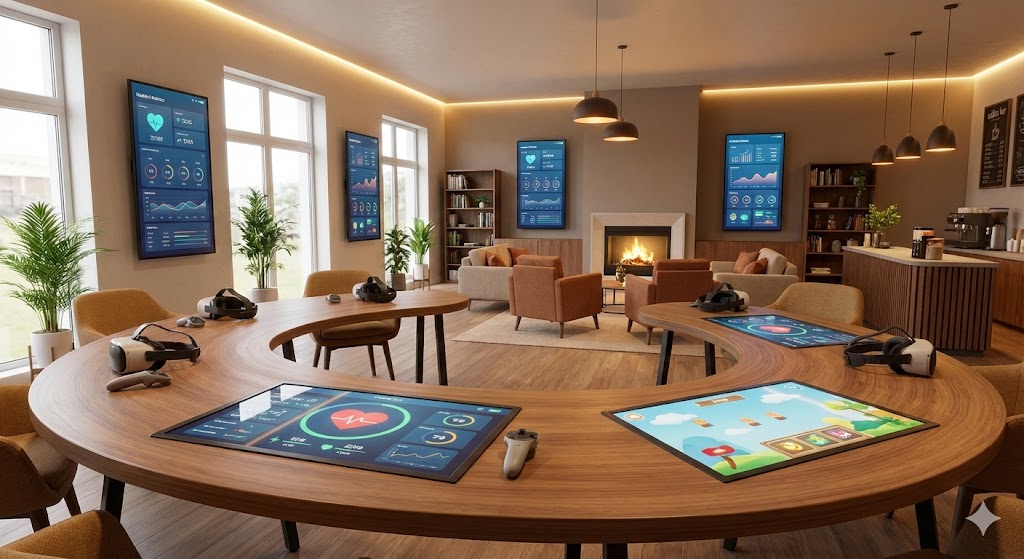 디지털 경로당 풍경