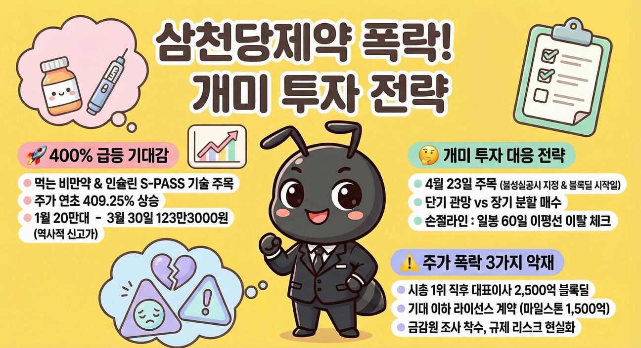 삼천당제약 주식