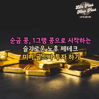 순금 콩 제테크