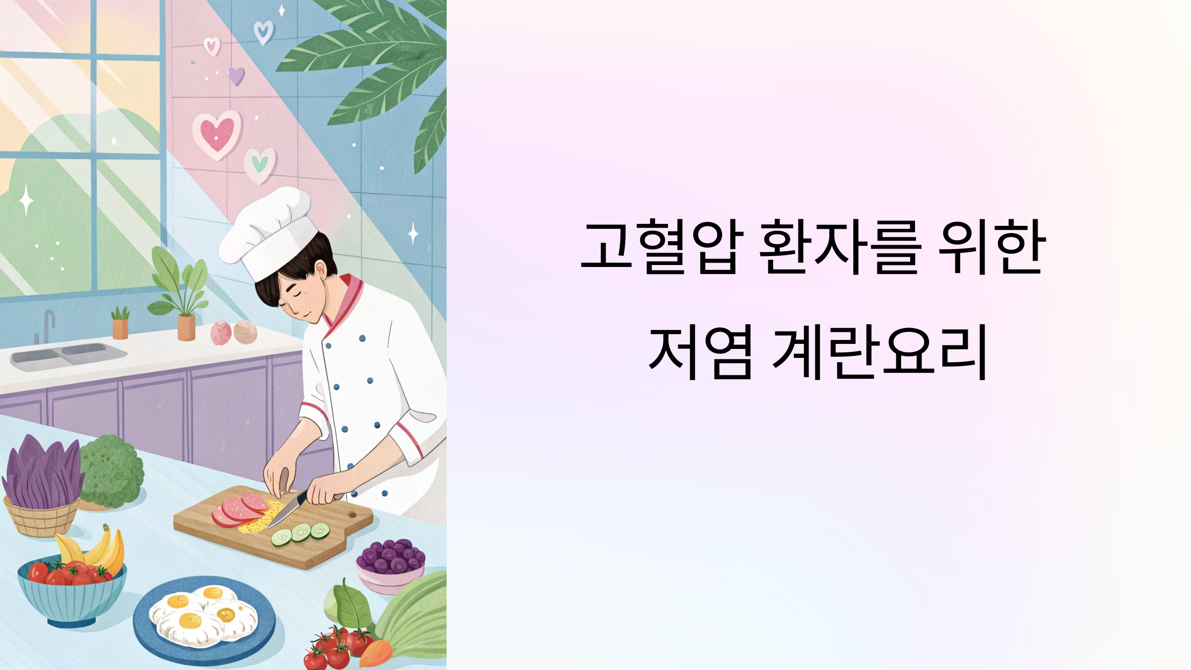 고혈압 환자를 위한 저염 계란요리, 맛과 건강을 동시에 챙기자