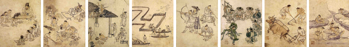 그가 그린 풍속화들