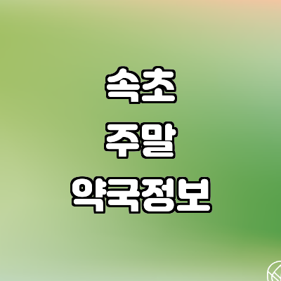속초시 약국