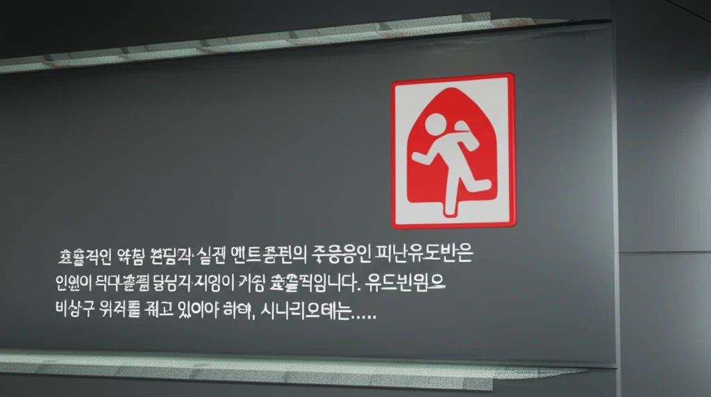 자위소방대 피난유도 훈련 점검 리스트..