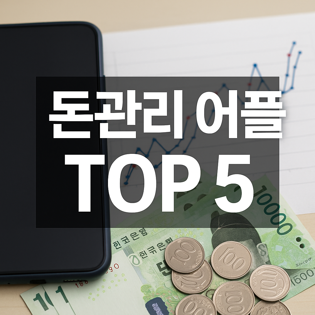 돈 관리 어플 추천 TOP 5! 자산관리 필수앱 총정리 (2025 최신판)