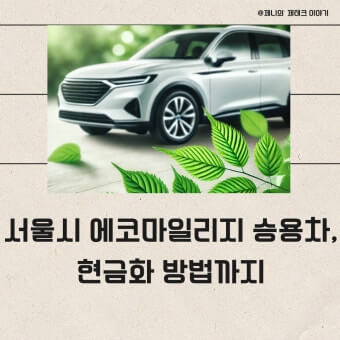 서울시 승용차 마일리지