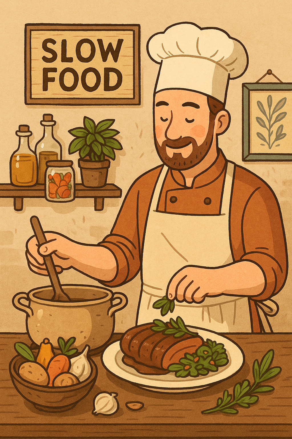 느리게 요리해 깊게 맛보다, 슬로우푸드 셰프의 세계