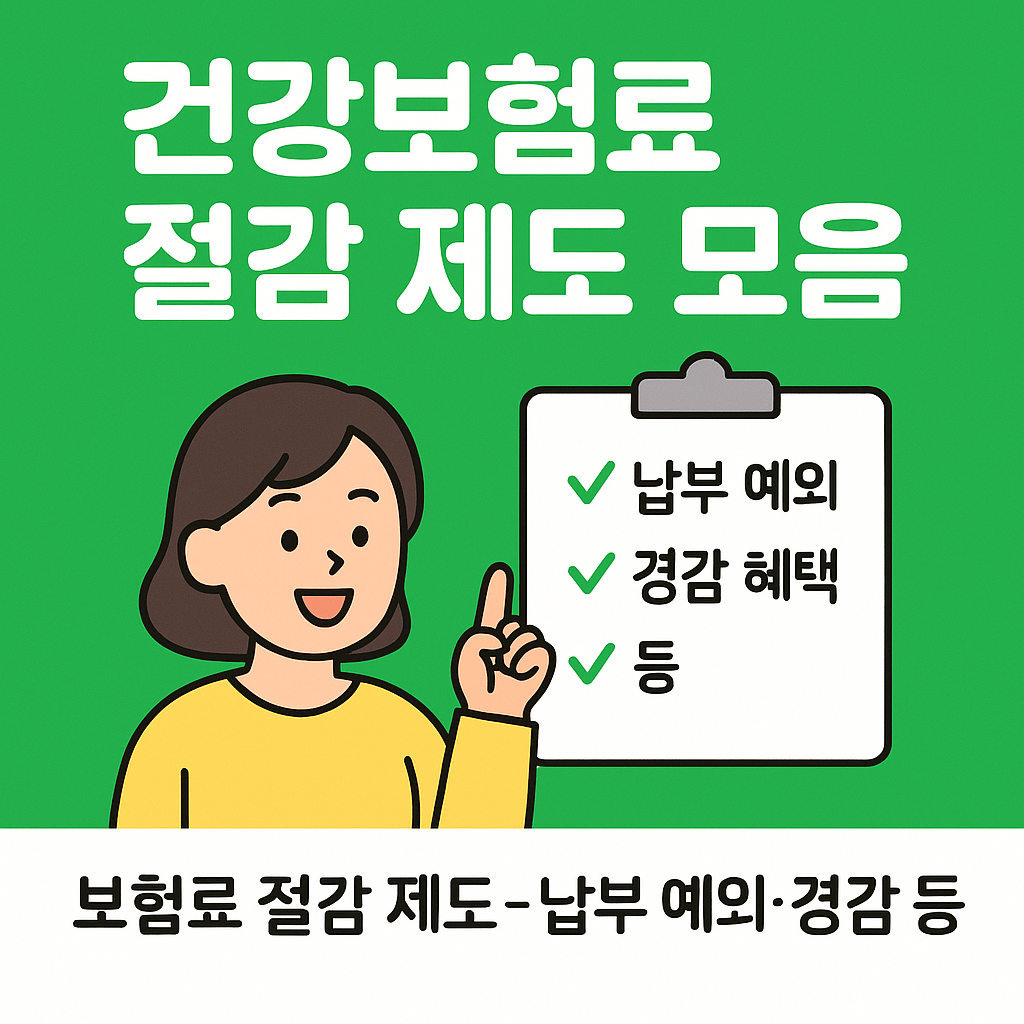 건강보험료 절감제도 모음