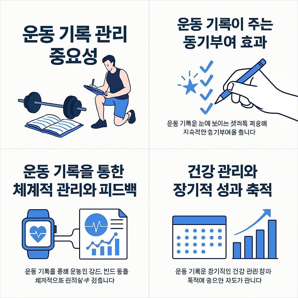 운동 기록 관리의 중요성