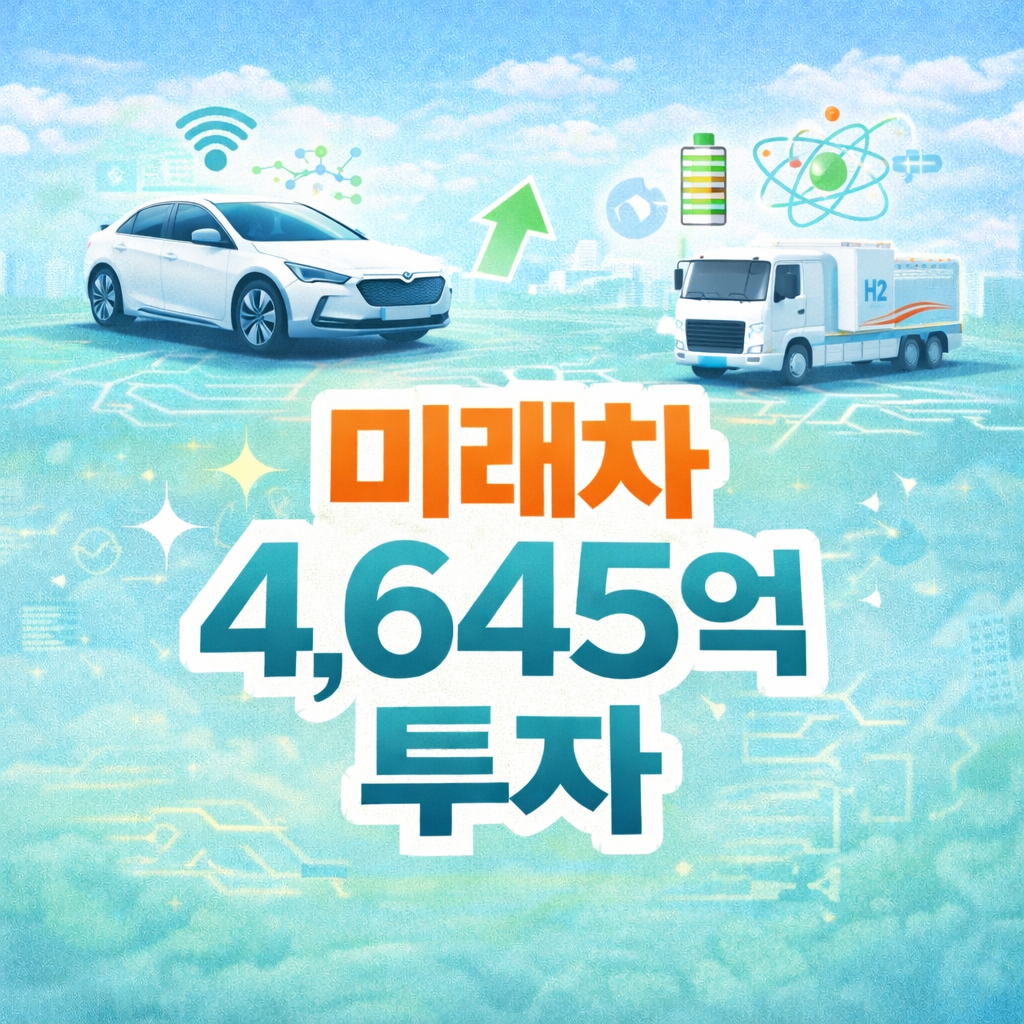 2026 자동차산업에 4,645억 원 투입…미래차 기술 개발 본격화