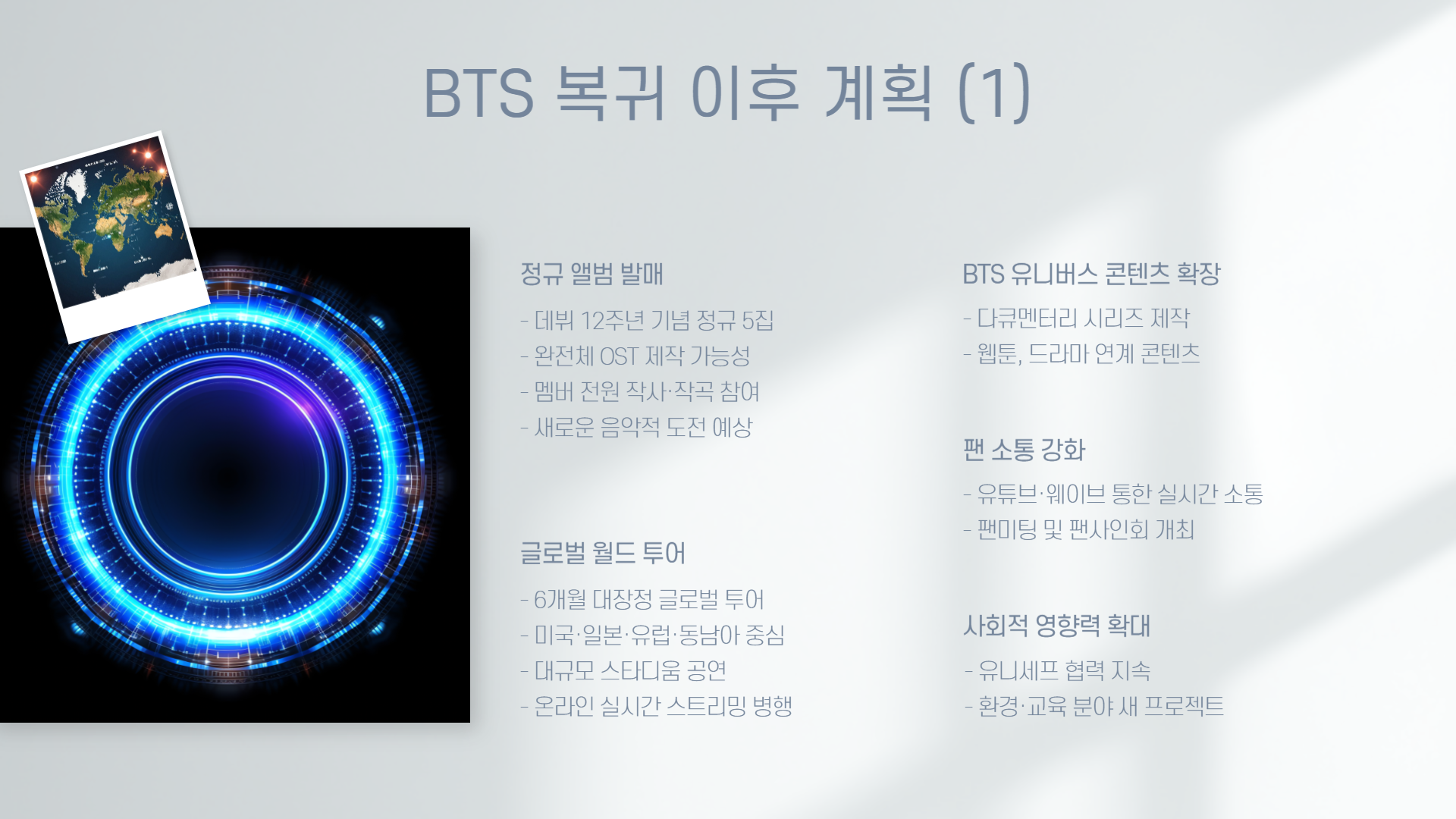 BTS 완전체 복귀