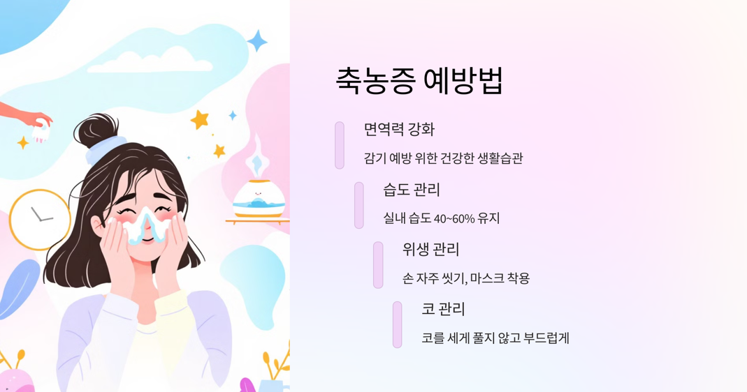 축농증 예방법