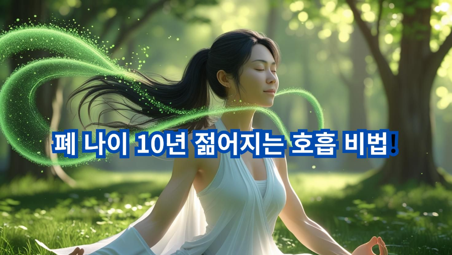 폐 나이 10년 젊어지는 호흡 비법!