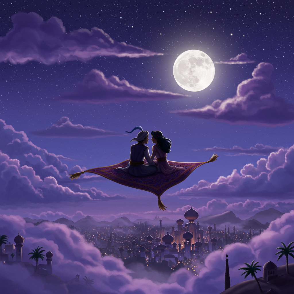 알라딘 자스민 양탄자