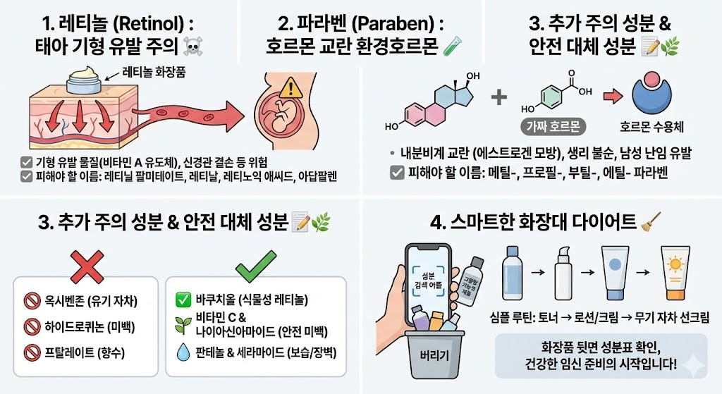 임산부 레티놀 파라벤