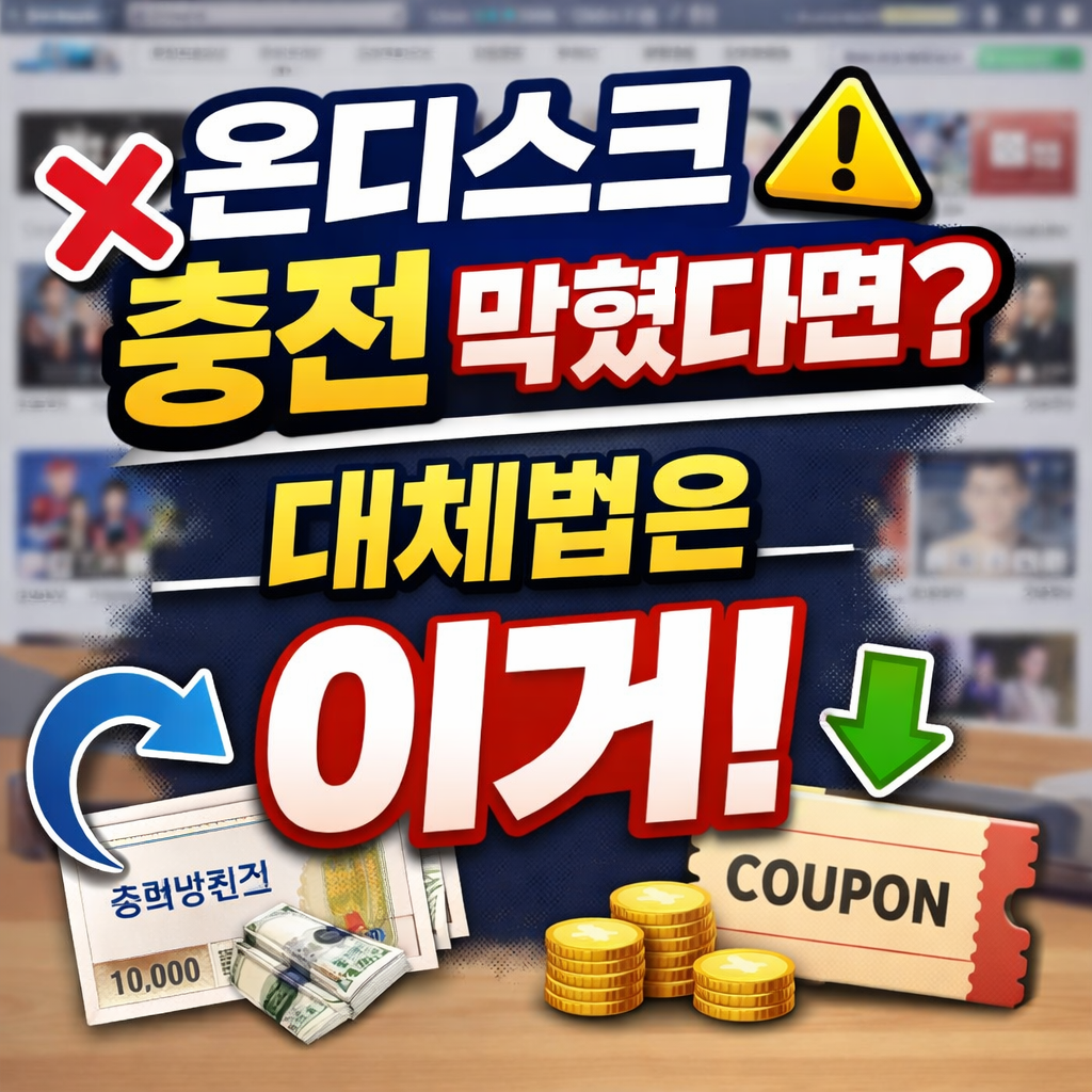 온디스크 문화상품권 충전 방법 &amp; 현재 이용 가능 여부 정리